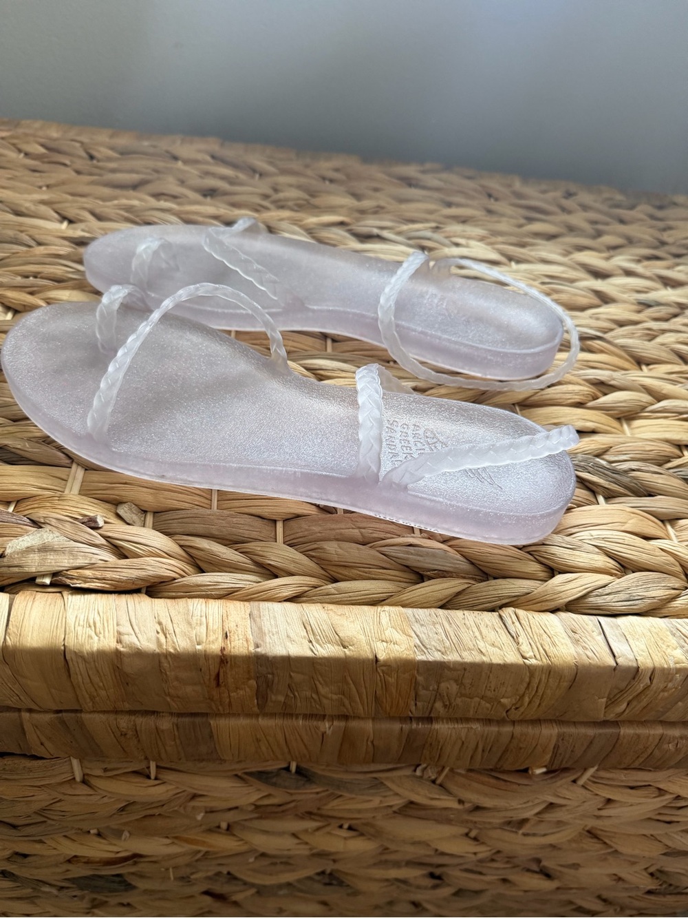 Ancient Greek Clear Jelly Eleftheria Sandal